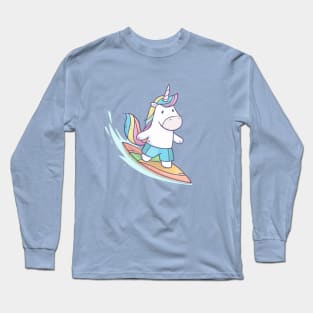 Unicorn Surfer Long Sleeve T-Shirt